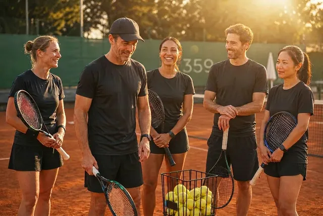 Volwassenen tennistraining bij 359.tennis NTC Amstelveen