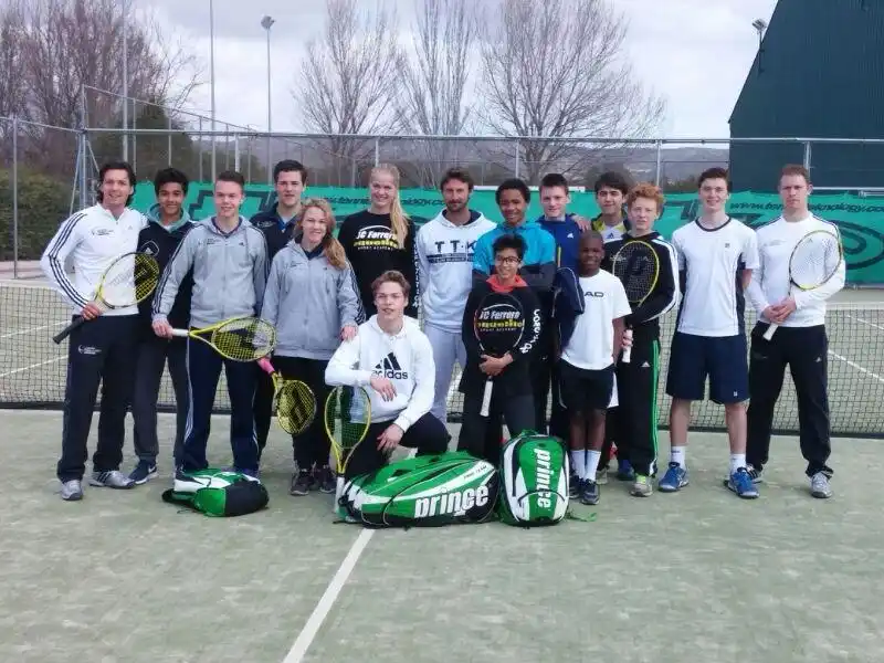 359.tennis academy players at training camp at the JC Ferrero Academy in Spain