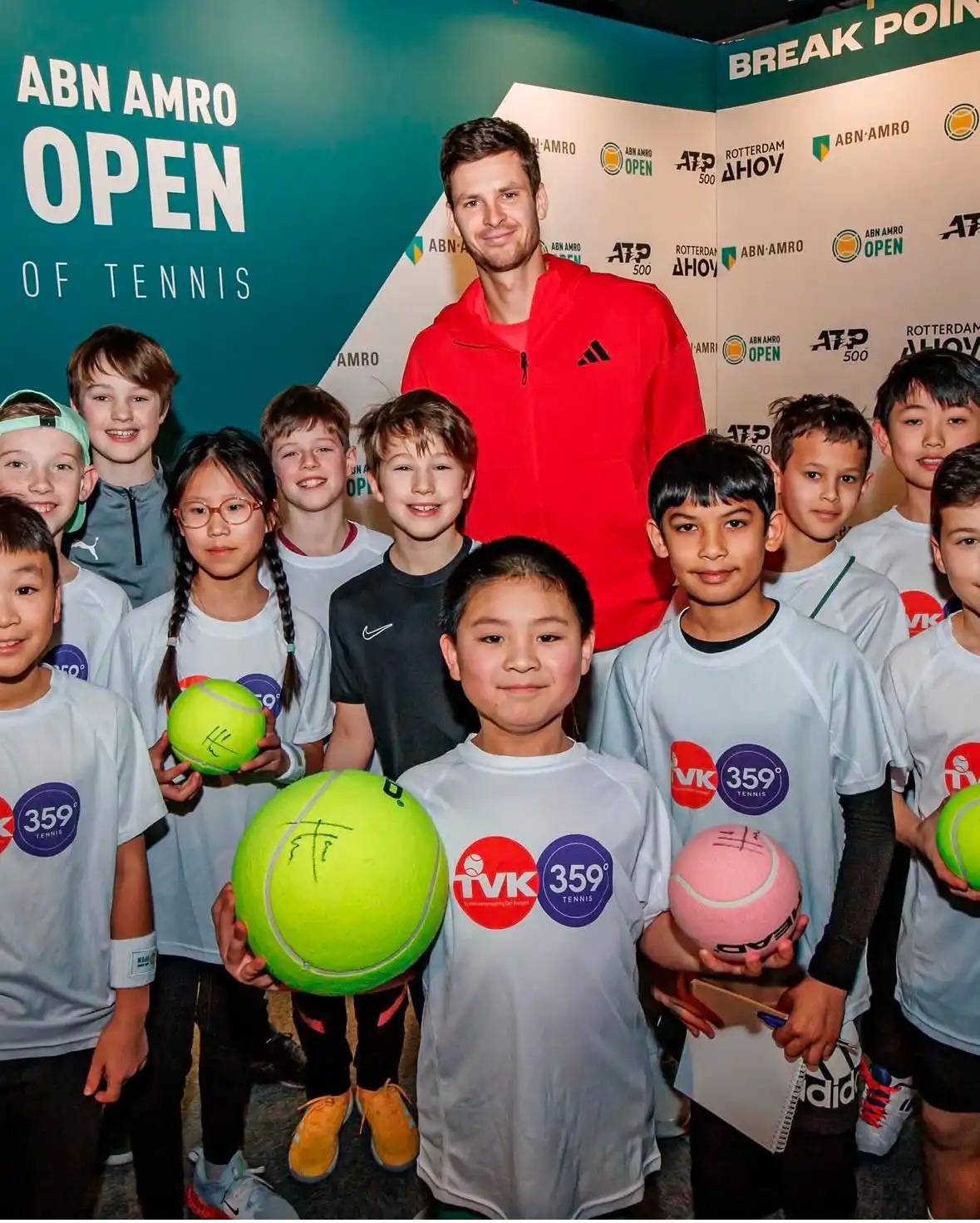 Tennis academy 359.tennis — jeugdspelers bij ABN AMRO OPEN Rotterdam