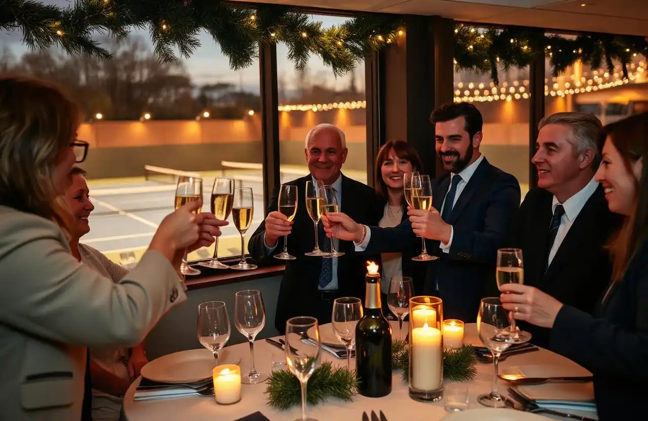 Year-end party with sports programme: 5 reasons why it works - 359.tennis blog article