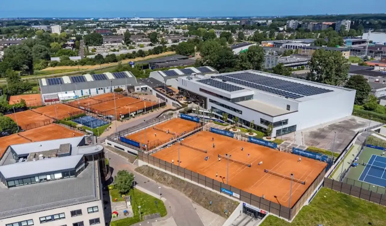 Luchtfoto NTC Amstelveen — locatie voor bedrijfsevents