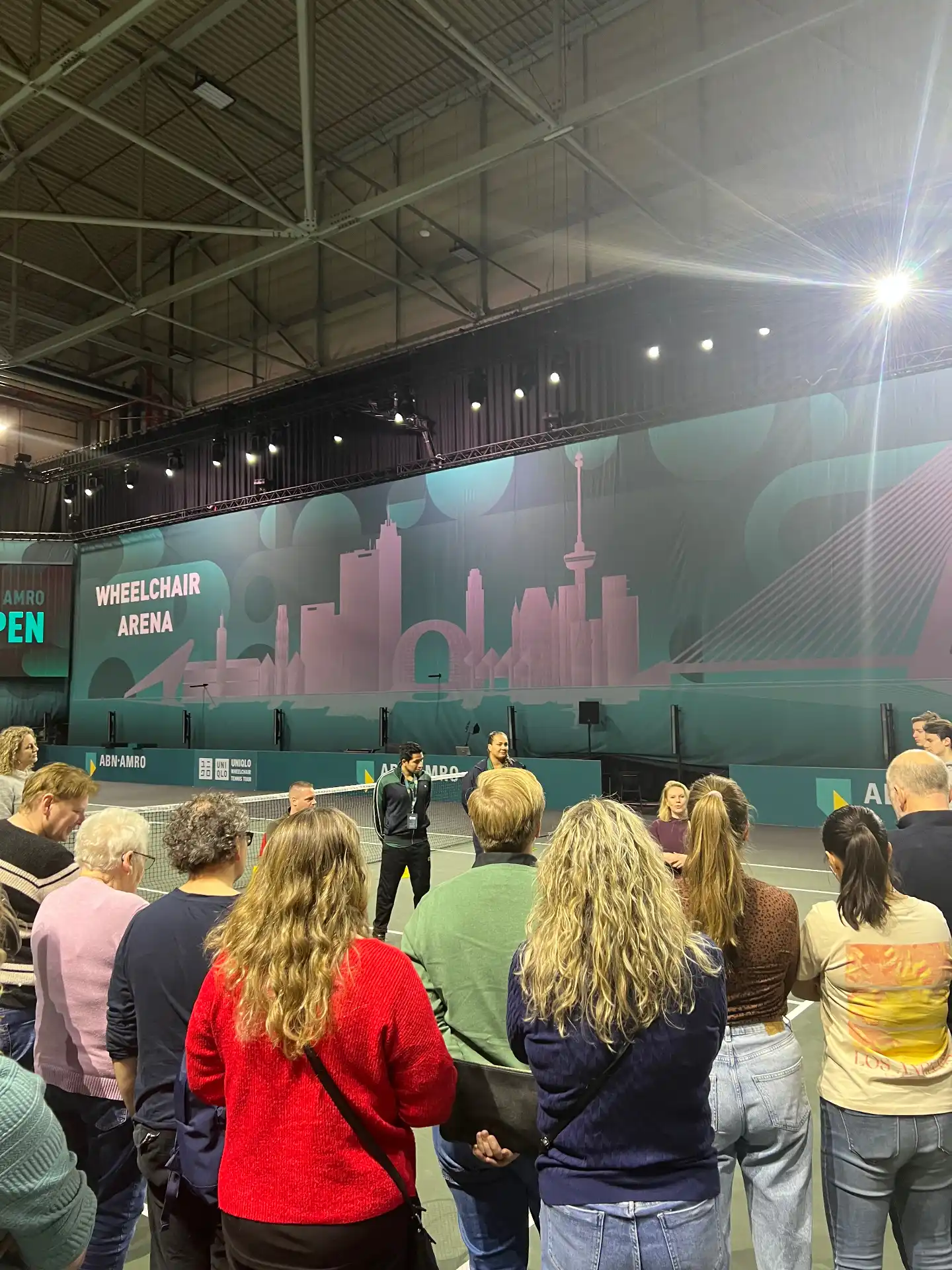 Wheelchair Arena — clinic at the ABN AMRO OPEN