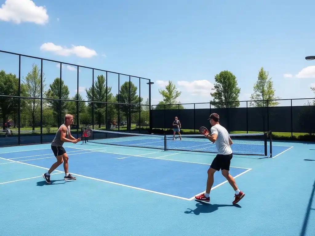 Padelbanen op NTC Amstelveen