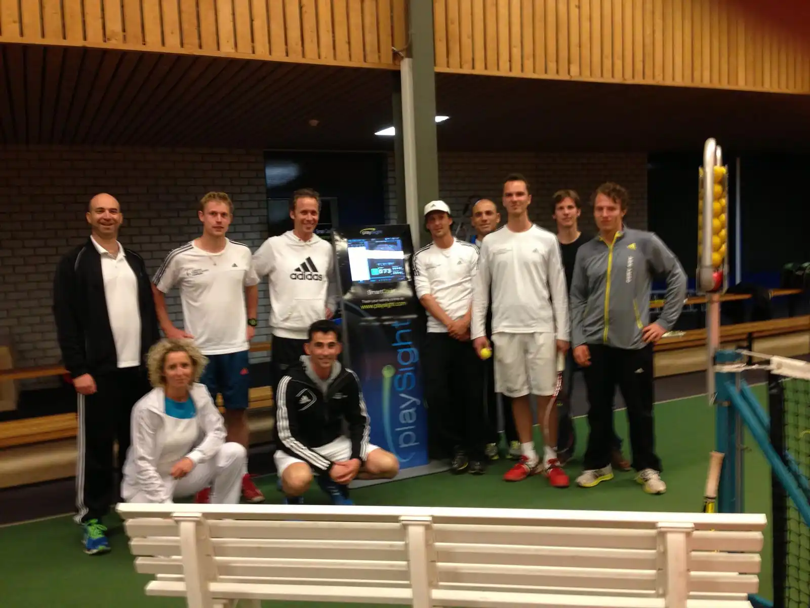 359.tennis coaching team at PlaySight SmartCourt — first video analysis courts in Europe