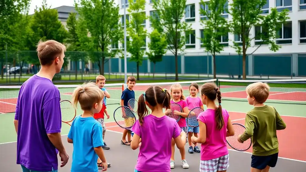 Tennisles bij internationale scholen in Amsterdam en Amstelveen